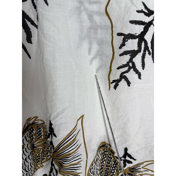 NWOT Club Z Collection Bohemian Beach Size 1X Shirt/Cover Up Color White Multi - Picture 16 of 16